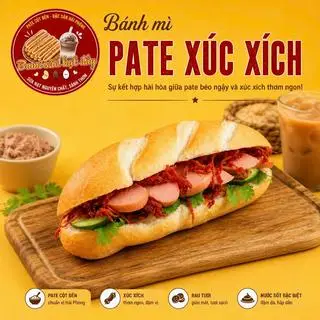 Hình ảnh Bánh mì Pate Xúc Xích