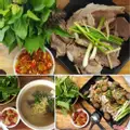 Hình ảnh Combo 4 - 1 Đĩa Lòng Lớn - 2 Má Heo - 2 Cháo Huyết +2banh quẩy 