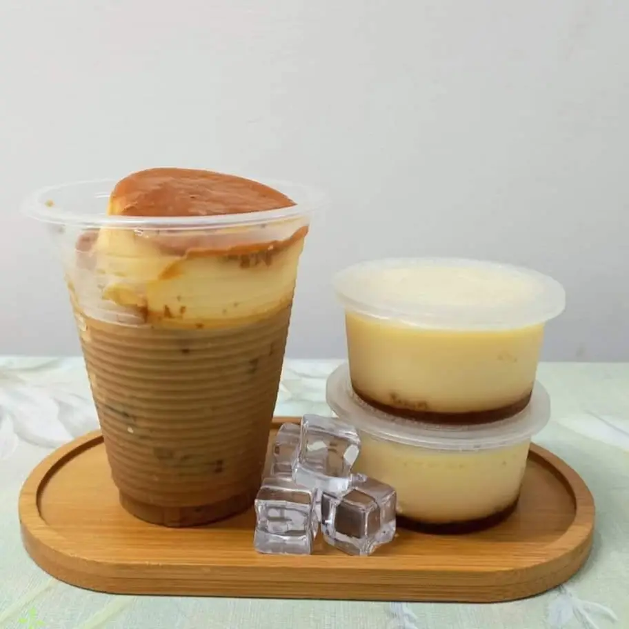 Hình ảnh Flan ly 2 cái  cafe