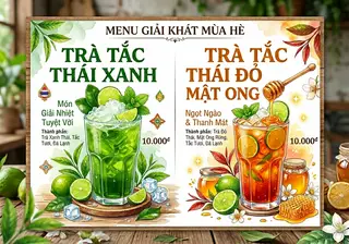 Hình ảnh TRÀ TẮC THÁI ĐỎ