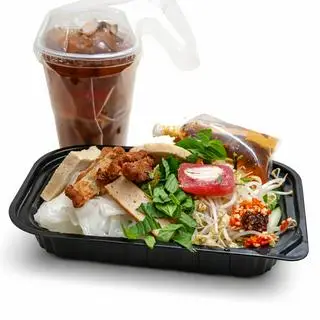 Hình ảnh Bánh ướt CHẢ  tặng nước tự chọn (sâm cúc/sữa đậu nành/trà tắc)