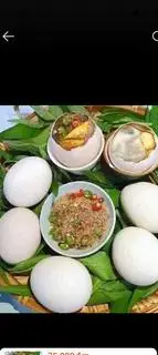 Hình ảnh hột vịt lộn luộc .
