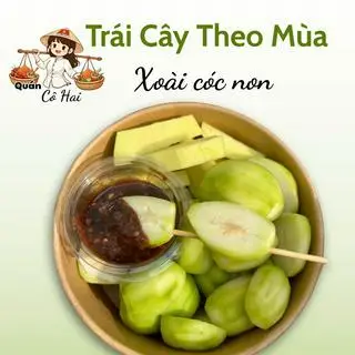 Hình ảnh Trái Cây Cóc Xoài Gọt Sẵn + Kèm Mắm Ruốc Cô Hai