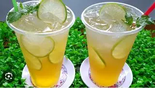 Hình ảnh trà chanh thạch cá khổng lồ