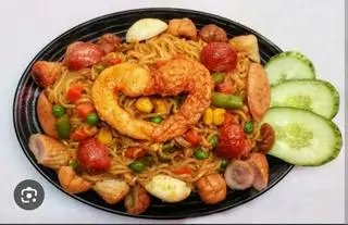 Hình ảnh Mì trộn cá viên thập cẩm