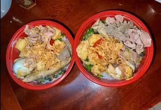 Hình ảnh Riêu Ốc Bò Chả Cá 