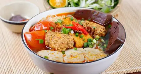 Hình ảnh bún riêu chả