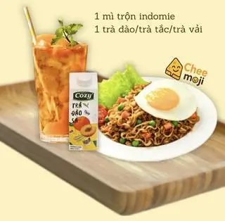 Hình ảnh Mì trộn Indomie + Trà Cozy tuỳ chọn
