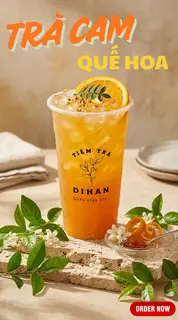 Hình ảnh Trà Cam Quế Hoa Must Try✨