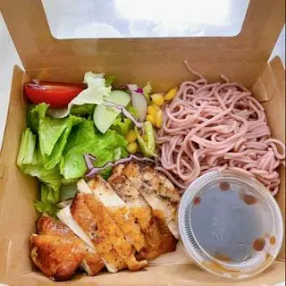 Hình ảnh Bún gạo lứt gà BBQ xốt teriyaki