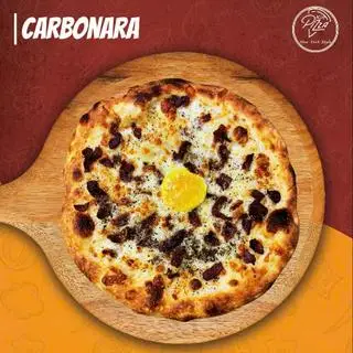 Hình ảnh Carbonara Pizza Kích Cỡ 24Cm