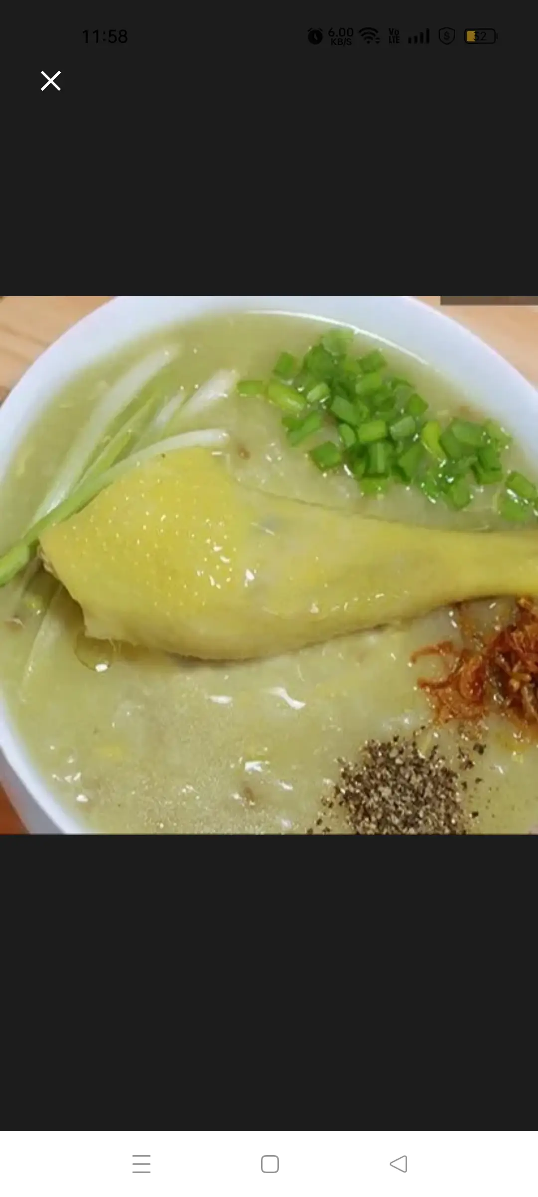 Hình ảnh Cháo đùi gà