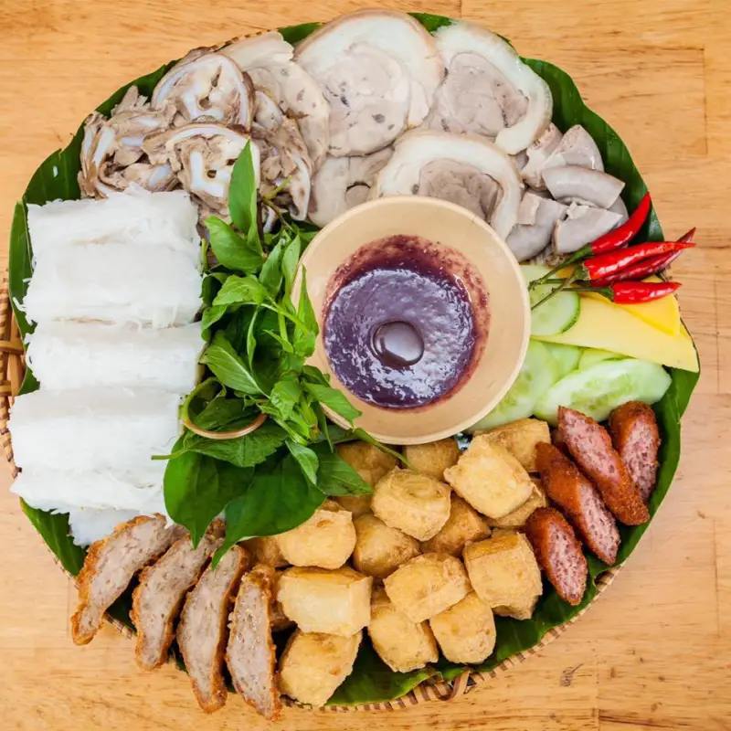 Hình ảnh bún đậu mắm tôm hihi1