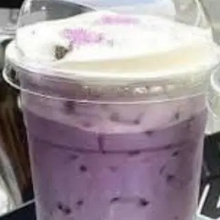 Hình ảnh latte khoai môn kem muối 