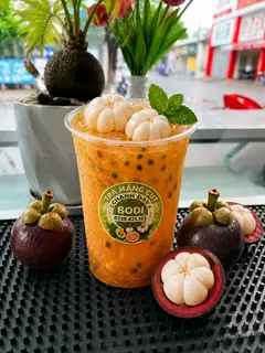 Hình ảnh Trà măng cụt chanh dây size L ly 700ml