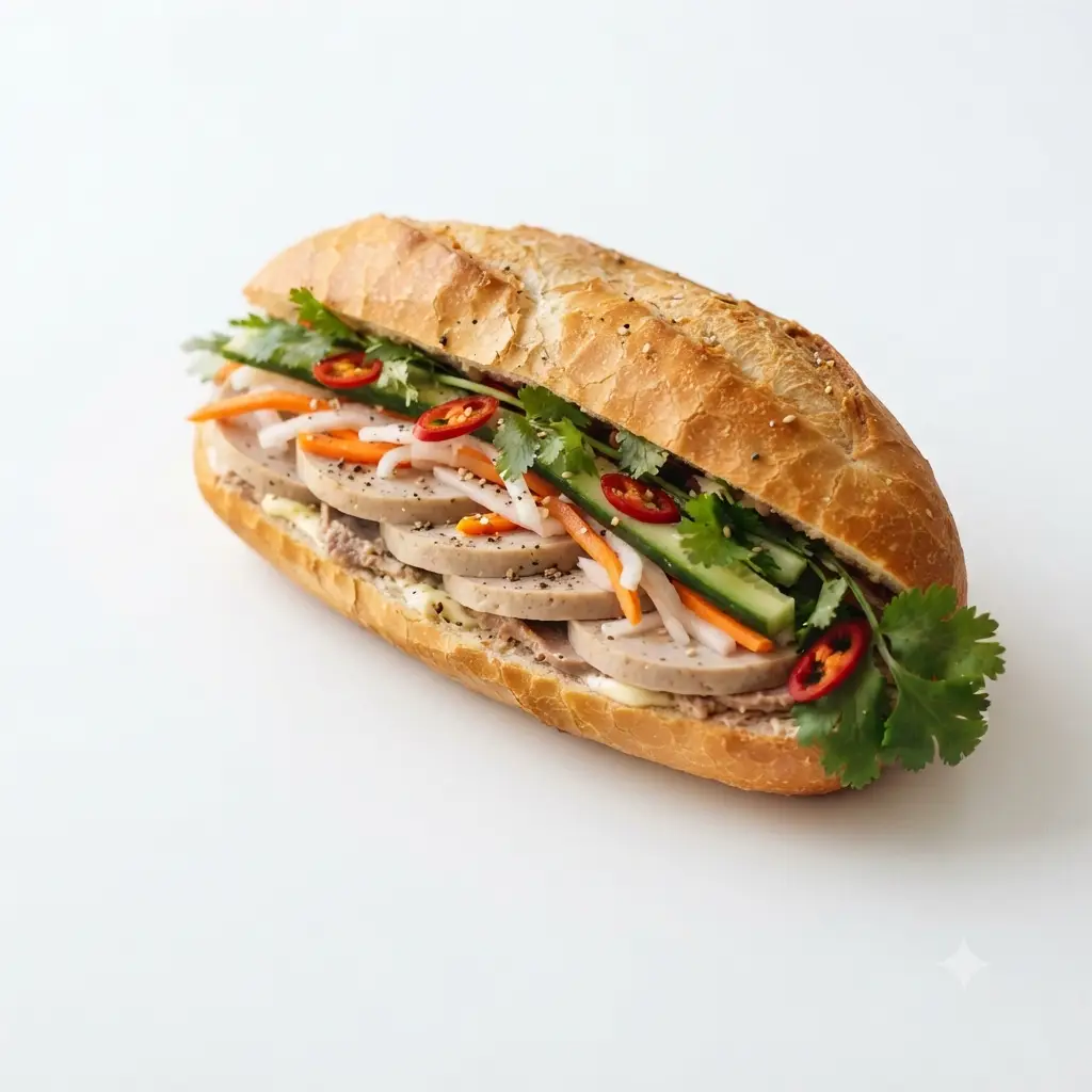 Hình ảnh Bánh Mì Chả Lụa