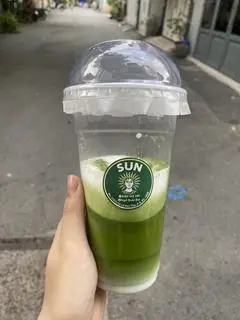 Hình ảnh Matcha latte sữa dừa