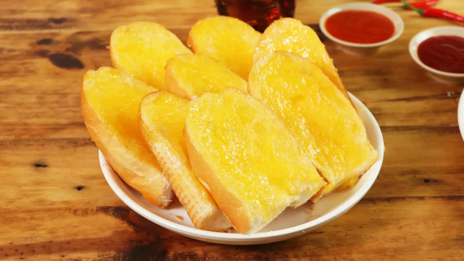 Hình ảnh bánh mì nướng bơ (ổ)