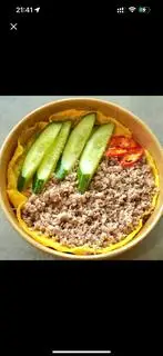 Hình ảnh Cơm thịt bằm.