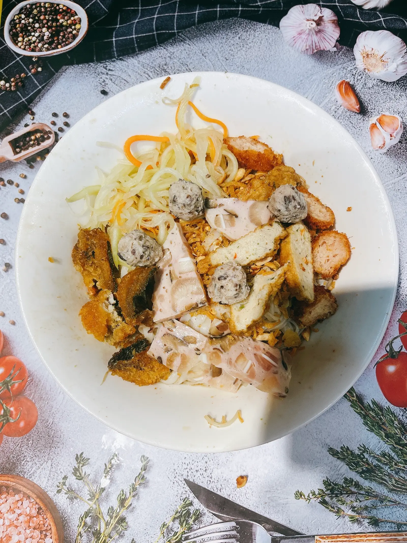 Hình ảnh PHỞ TRỘN CUA
