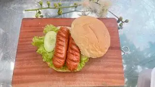 Hình ảnh Hamburger Xúc Xích 