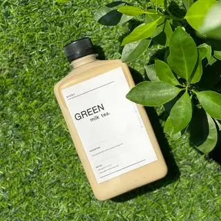 Hình ảnh Trà xanh sữa đóng chai 500ml
