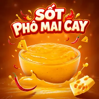 Hình ảnh Sốt Phô Mai Cay Hàn Quốc (hũ)