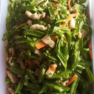 Hình ảnh đậu rồng xào thịt 