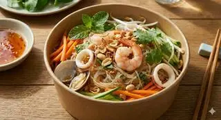 Hình ảnh Miến xào hải sản