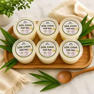 Hình ảnh ⭐ Set Sữa Chua Phô Mai Bếp Nhà Chi