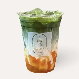 Hình ảnh Matcha latte đào