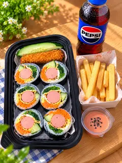 Hình ảnh Combo kimbap vừa 1