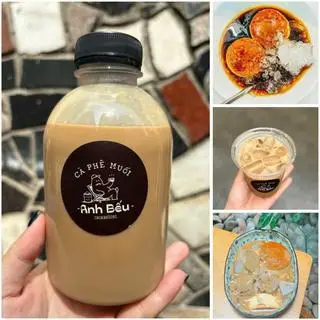 Hình ảnh [sốc] 500ml cà phê muối + 5 bánh flan