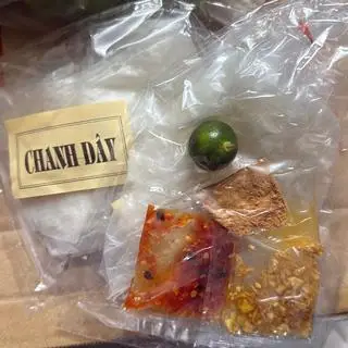 Hình ảnh Bánh tráng phơi sương sốt chanh dây