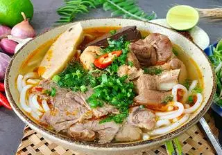Hình ảnh bún bò nạm gân