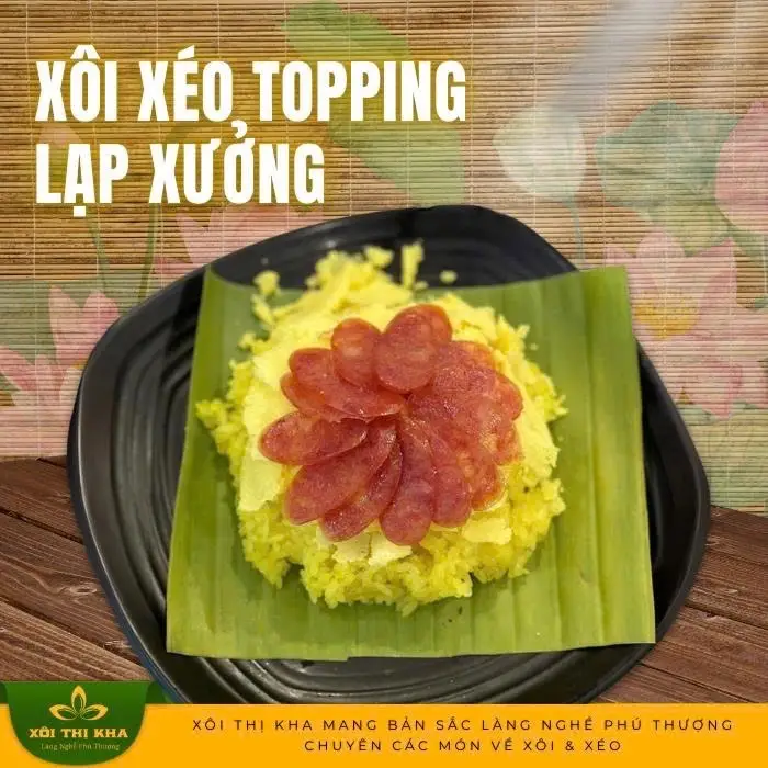Hình ảnh Xôi Xéo Lạp Xưởng 