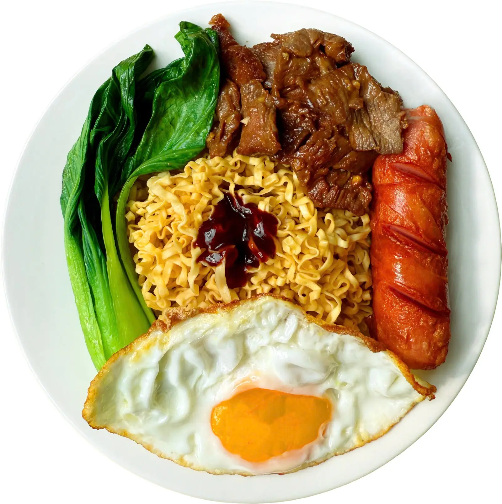 Hình ảnh Mì trộn Bò Xúc Xích