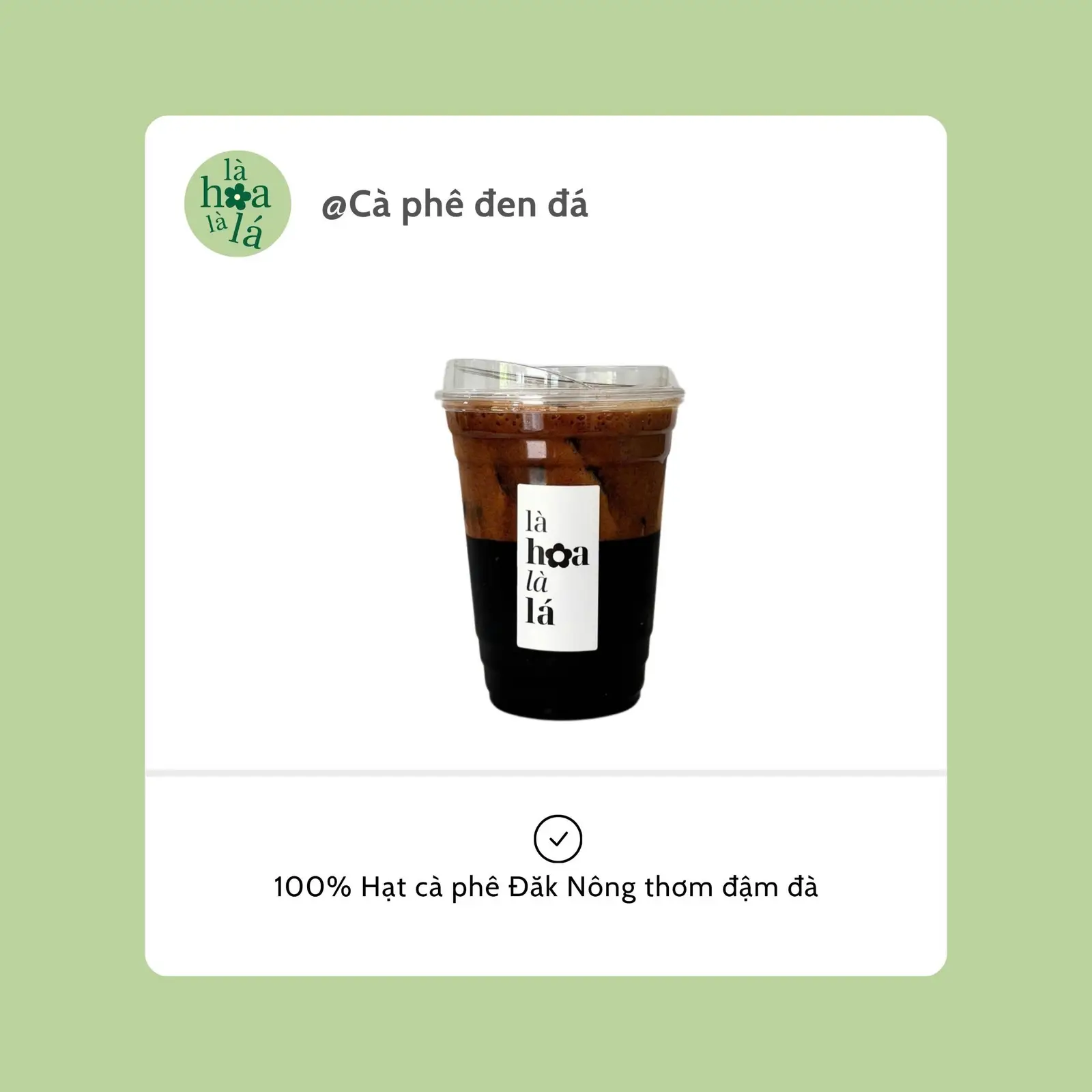 Hình ảnh Cafe Đen Đá