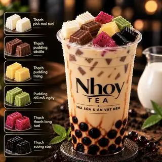 Hình ảnh Hồng Trà Sữa Thạch Thập Cẩm (Đặc Biệt)