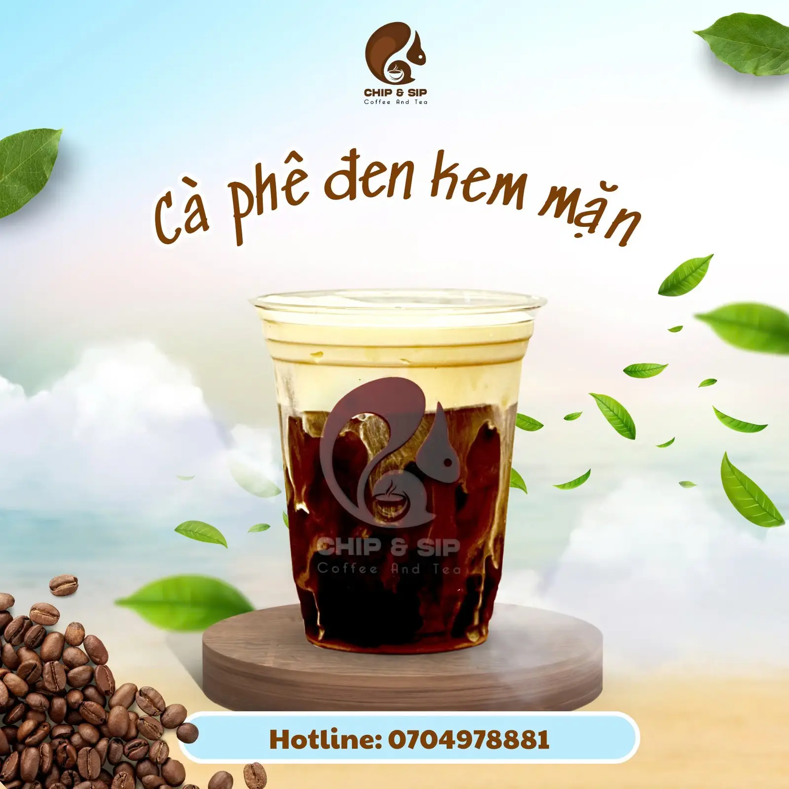 Hình ảnh Cà phê đen kem mặn