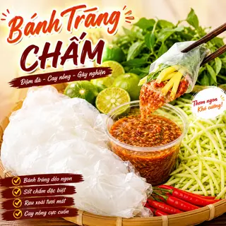 Hình ảnh Bánh tráng chấm không trứng