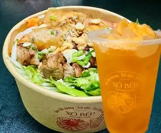 Hình ảnh Combo ăn nhẹ (Bún thịt nướng + Nước tự chọn size L)