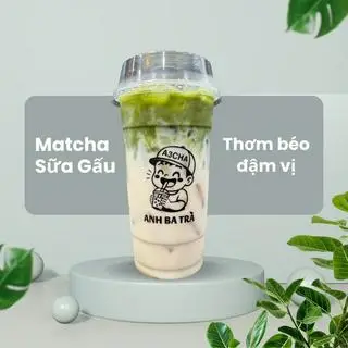 Hình ảnh Matcha Latte Sữa Gấu - Size L