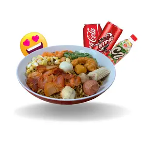 Hình ảnh Mì Truyền Thống + Đồ Uống Tùy Chọn
