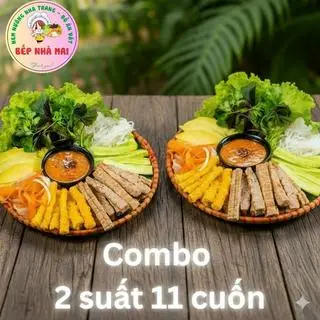 Hình ảnh 2 suất nem nướng nha trang lớn 