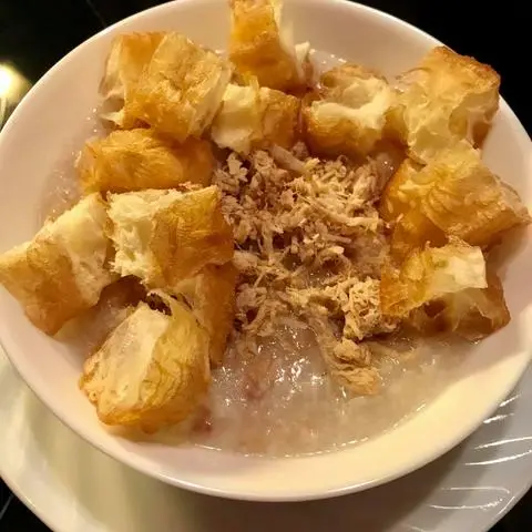 Hình ảnh Cháo sườn ruốc - quẩy