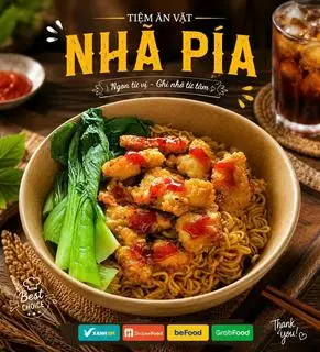 Hình ảnh Mì Trộn Gà Giòn Sốt “Nhà Pía”