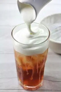 Hình ảnh hồng trà kem phô mai