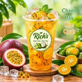 Hình ảnh Chanh Dây Kim Quất - 700ml