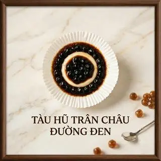 Hình ảnh Tàu hũ trân châu đường đen